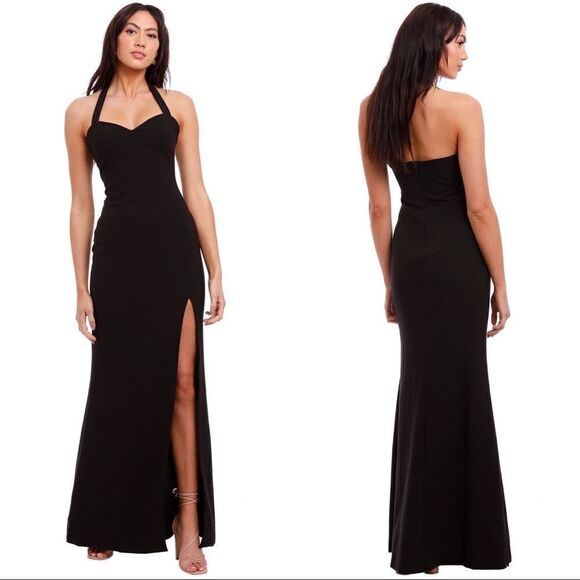 Likely Claire Gown black size 2 - Picture 4 of 12